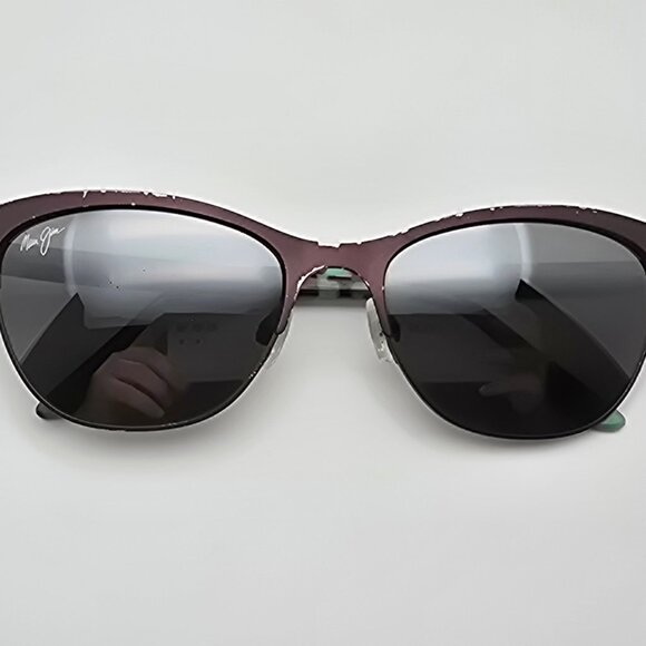 Maui Jim MJ729-01S Popoki Satin Chocolate Frame Polarized HCL Bronze Sunglasses - Picture 11 of 16
